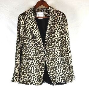 Carolina Belle Montreal Leopard Print‎ Blazer Jacket